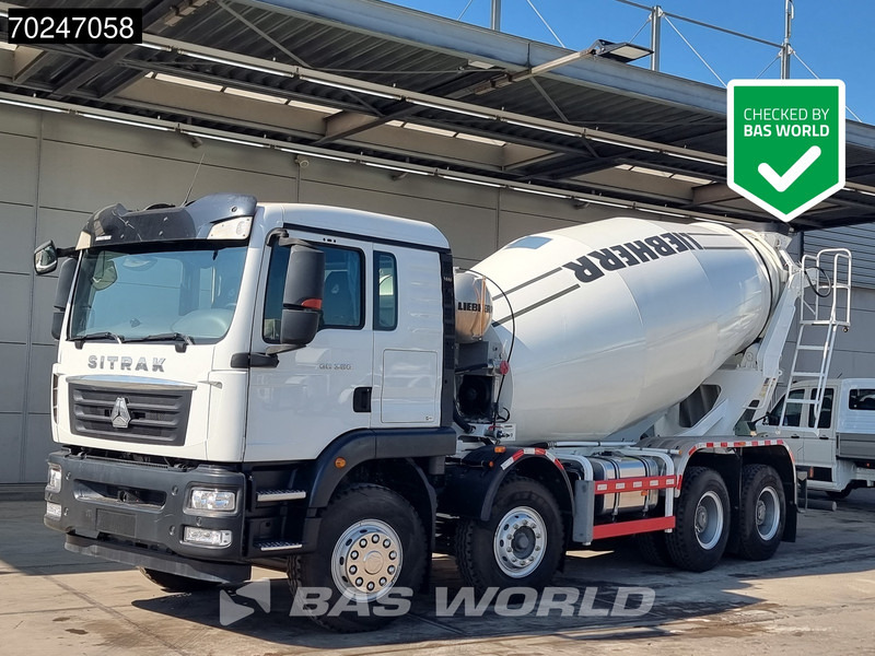 Sitrak G5 350 8X4 8m3 Liebherr Mixer Big-Axle Steelsuspension - Autobetoniera: foto 1 Sitrak G5 350 8X4 8m3 Liebherr Mixer Big-Axle Steelsuspension - Autobetoniera: foto 1