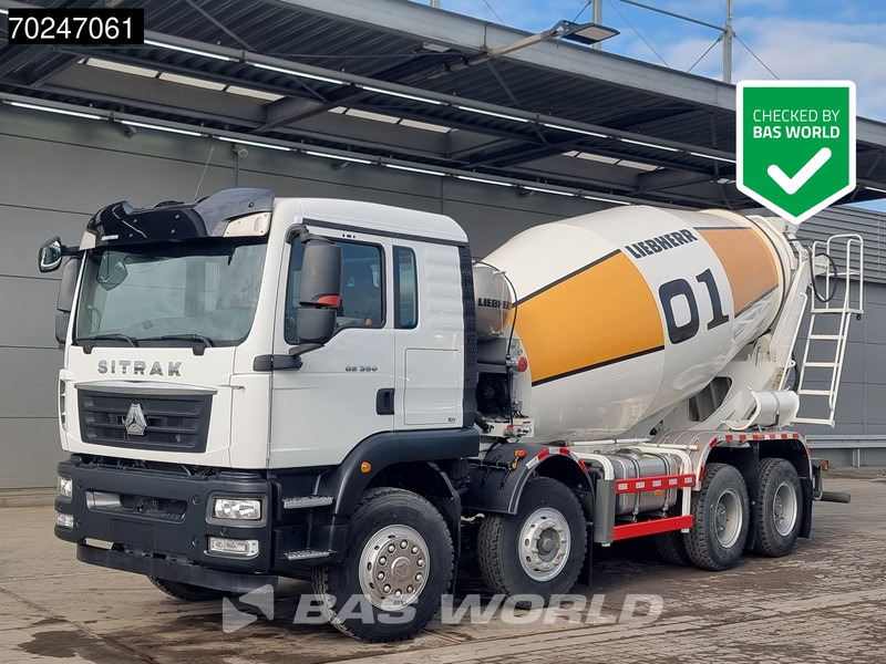 Sitrak G5 350 8X4 NEW! 8m3 Liebherr Mixer Big-Axle Steel Suspension - Autobetoniera: foto 1 Sitrak G5 350 8X4 NEW! 8m3 Liebherr Mixer Big-Axle Steel Suspension - Autobetoniera: foto 1