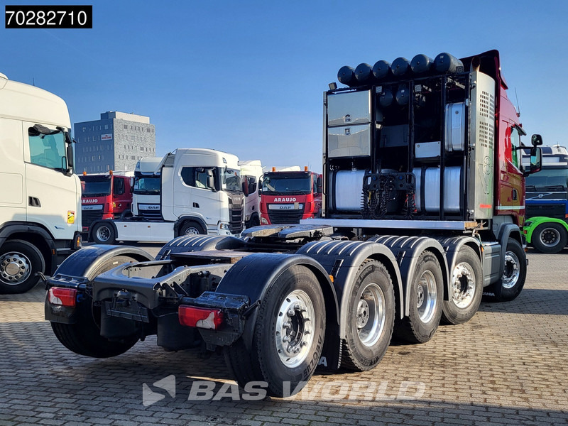 Trattore stradale Scania R730 8X4 160T! 10x4 Retarder 2x Tanks Big-Axle Drumbrakes Full-Air Hydraulik Navi Standklima Alcoa's: foto 20 Trattore stradale Scania R730 8X4 160T! 10x4 Retarder 2x Tanks Big-Axle Drumbrakes Full-Air Hydraulik Navi Standklima Alcoa's: foto 20