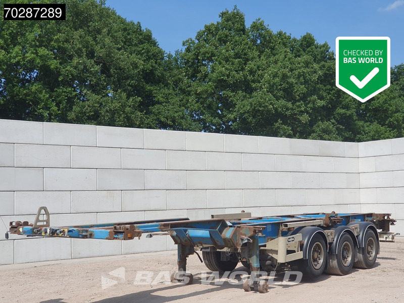 Van Hool 3B0068 3 axles Liftachse - Semirimorchio portacontainer/ Caisse interchangeable: foto 1 Van Hool 3B0068 3 axles Liftachse - Semirimorchio portacontainer/ Caisse interchangeable: foto 1