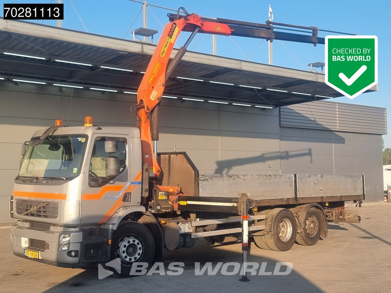 Volvo FE 280 6X2 NL-Truck Palfinger PK15500 Kran CraneManual Liftachse Euro 4 - Autocarro con pianale/ Cassone fisso, Camion con gru: foto 1 Volvo FE 280 6X2 NL-Truck Palfinger PK15500 Kran CraneManual Liftachse Euro 4 - Autocarro con pianale/ Cassone fisso, Camion con gru: foto 1