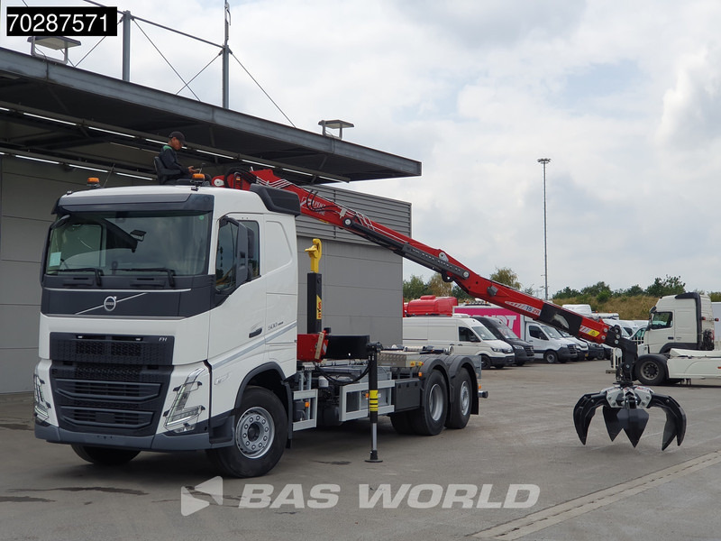 Autocarro scarrabile, Camion con gru nuovo Volvo FH 500 6X2 Penz Crane 15Z9.50R HYVA 20-57-S Hooklift Lift+steering Automatic Euro 6: foto 7
