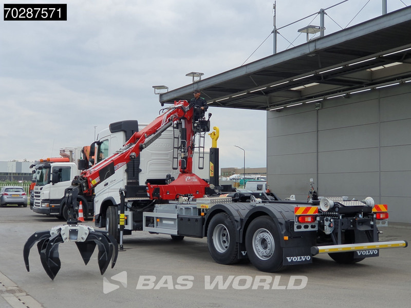 Autocarro scarrabile, Camion con gru nuovo Volvo FH 500 6X2 Penz Crane 15Z9.50R HYVA 20-57-S Hooklift Lift+steering Automatic Euro 6: foto 8