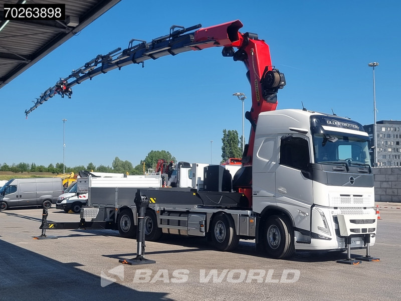 Volvo FH 500 8X2 Palfinger PK92002 SH JIB Kran Lift-Lenkachse Navi Euro 6 - Autocarro con pianale/ Cassone fisso, Camion con gru: foto 2 Volvo FH 500 8X2 Palfinger PK92002 SH JIB Kran Lift-Lenkachse Navi Euro 6 - Autocarro con pianale/ Cassone fisso, Camion con gru: foto 2