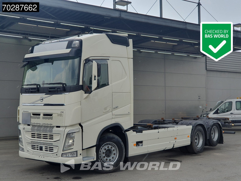 Volvo FH 500 FH 6X2 BDF Liftaxle Automatic Xenon Navi ACC Euro 6 - Autocarro portacontainer/ Caisse interchangeable: foto 1 Volvo FH 500 FH 6X2 BDF Liftaxle Automatic Xenon Navi ACC Euro 6 - Autocarro portacontainer/ Caisse interchangeable: foto 1