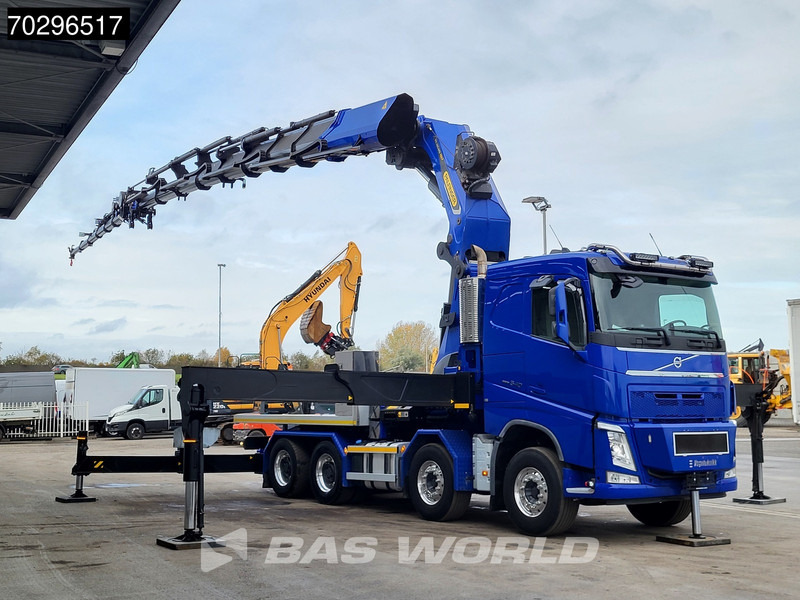 Volvo FH 540 FH 8X4 Palfinger PK165.002 TEC G Fly-Jib Winch Big-Axle VEB+ Euro 6 - Autocarro con pianale/ Cassone fisso, Camion con gru: foto 3 Volvo FH 540 FH 8X4 Palfinger PK165.002 TEC G Fly-Jib Winch Big-Axle VEB+ Euro 6 - Autocarro con pianale/ Cassone fisso, Camion con gru: foto 3