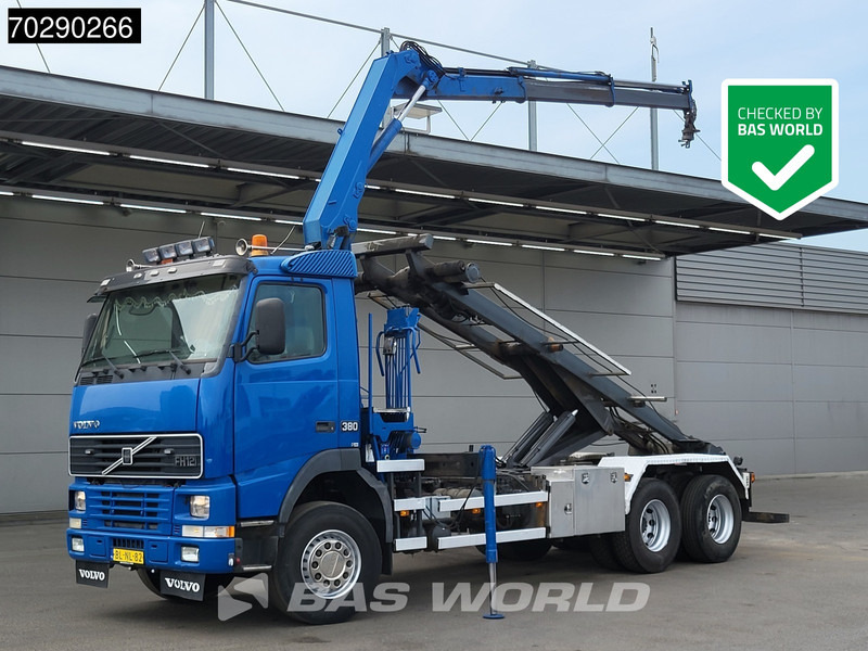 Volvo FH12 380 6X2 NL-Truck HMF 1463K2 Crane Steelsuspension Lift-Axle Manual Euro 3 - Autocarro scarrabile, Camion con gru: foto 1 Volvo FH12 380 6X2 NL-Truck HMF 1463K2 Crane Steelsuspension Lift-Axle Manual Euro 3 - Autocarro scarrabile, Camion con gru: foto 1