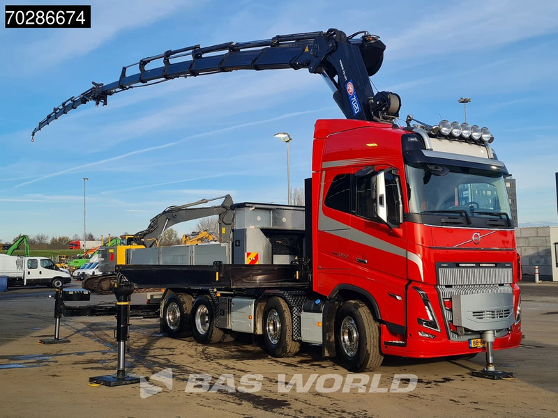 Volvo FH16 650 FH16 8X2 NL-Truck HMF 7020K-RCS Crane + Jib Lift+Steering-Axle Navi LED - Autocarro con pianale/ Cassone fisso, Camion con gru: foto 3 Volvo FH16 650 FH16 8X2 NL-Truck HMF 7020K-RCS Crane + Jib Lift+Steering-Axle Navi LED - Autocarro con pianale/ Cassone fisso, Camion con gru: foto 3