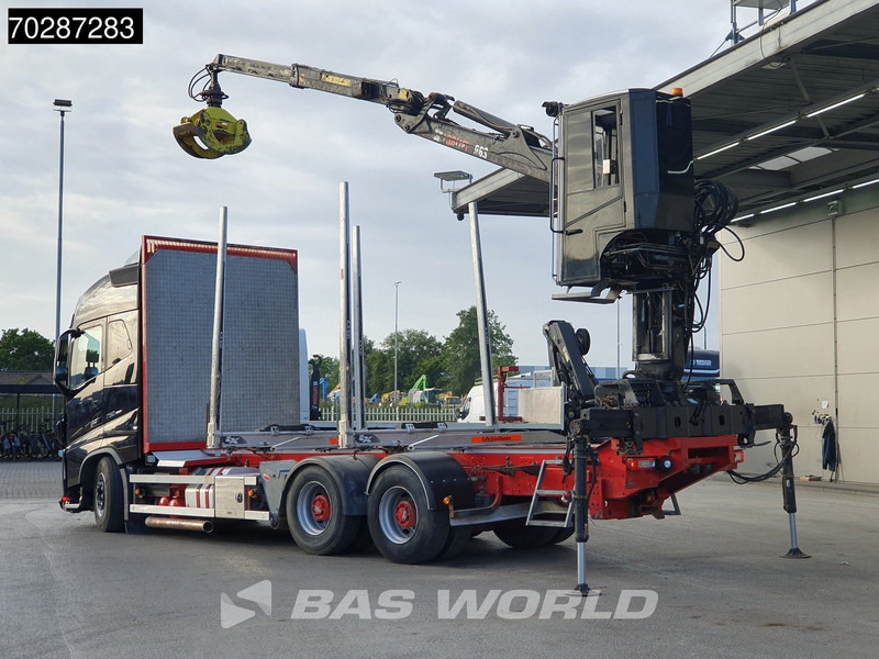 Volvo FH16 750 FH16 6X4 HIAB E96S 79 wood crane Retarder Dynamic-Steering Big-Axle Euro 6 - Camion trasporto legname, Camion con gru: foto 2 Volvo FH16 750 FH16 6X4 HIAB E96S 79 wood crane Retarder Dynamic-Steering Big-Axle Euro 6 - Camion trasporto legname, Camion con gru: foto 2