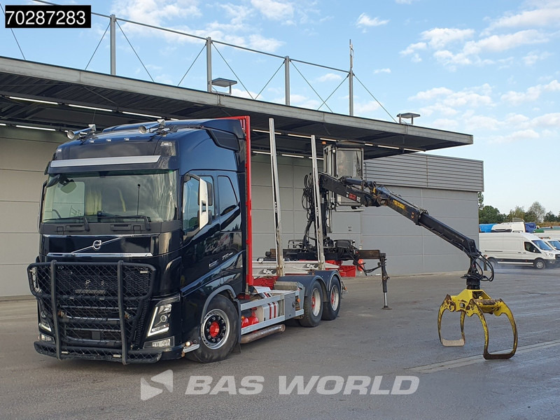 Volvo FH16 750 FH16 6X4 HIAB E96S 79 wood crane Retarder Dynamic-Steering Big-Axle Euro 6 - Camion trasporto legname, Camion con gru: foto 5 Volvo FH16 750 FH16 6X4 HIAB E96S 79 wood crane Retarder Dynamic-Steering Big-Axle Euro 6 - Camion trasporto legname, Camion con gru: foto 5