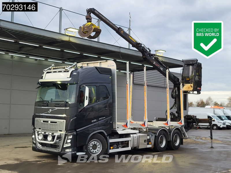 Volvo FH16 750 FH16 6X4 HIAB LOGLIFT F108S 83 Wood crane Retarder VEB+ Big-Axle Euro 6 - Camion trasporto legname, Camion con gru: foto 1 Volvo FH16 750 FH16 6X4 HIAB LOGLIFT F108S 83 Wood crane Retarder VEB+ Big-Axle Euro 6 - Camion trasporto legname, Camion con gru: foto 1