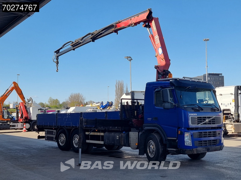 Volvo FM 330 6X2 HMF 1820 K3 Kran Crane Lift+Steering Axle Xenon Euro 5 - Autocarro con pianale/ Cassone fisso, Camion con gru: foto 3 Volvo FM 330 6X2 HMF 1820 K3 Kran Crane Lift+Steering Axle Xenon Euro 5 - Autocarro con pianale/ Cassone fisso, Camion con gru: foto 3