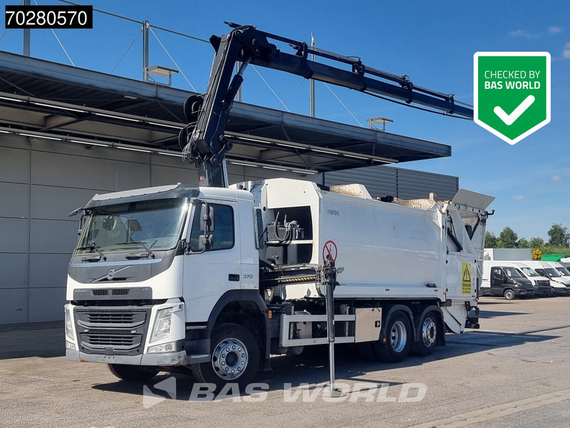 Volvo FM 370 6X2 Hiab X-Hipro 162 Kran GeesinkNorba Lift+Lenkachse VEB Euro 6 - Camion immondizia: foto 1 Volvo FM 370 6X2 Hiab X-Hipro 162 Kran GeesinkNorba Lift+Lenkachse VEB Euro 6 - Camion immondizia: foto 1