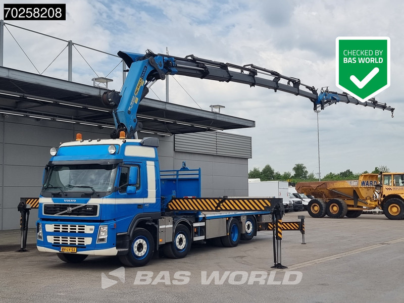 Volvo FM 440 8X2 Palfinger PK74002 + JIB + Winch Lift-Lenkachse Euro 5 - Autocarro con pianale/ Cassone fisso, Camion con gru: foto 1 Volvo FM 440 8X2 Palfinger PK74002 + JIB + Winch Lift-Lenkachse Euro 5 - Autocarro con pianale/ Cassone fisso, Camion con gru: foto 1