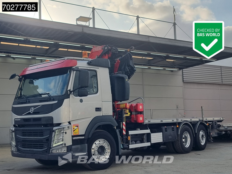 Volvo FM 460 6X2 Fassi F365A.2.25 E-Dynamic Retarder Euro 6 Kraan Crane - Autocarro con pianale/ Cassone fisso, Camion con gru: foto 2 Volvo FM 460 6X2 Fassi F365A.2.25 E-Dynamic Retarder Euro 6 Kraan Crane - Autocarro con pianale/ Cassone fisso, Camion con gru: foto 2