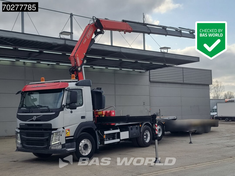 Volvo FM 460 6X2 Fassi F365A.2.25 E-Dynamic Retarder Euro 6 Kraan Crane - Autocarro con pianale/ Cassone fisso, Camion con gru: foto 1 Volvo FM 460 6X2 Fassi F365A.2.25 E-Dynamic Retarder Euro 6 Kraan Crane - Autocarro con pianale/ Cassone fisso, Camion con gru: foto 1