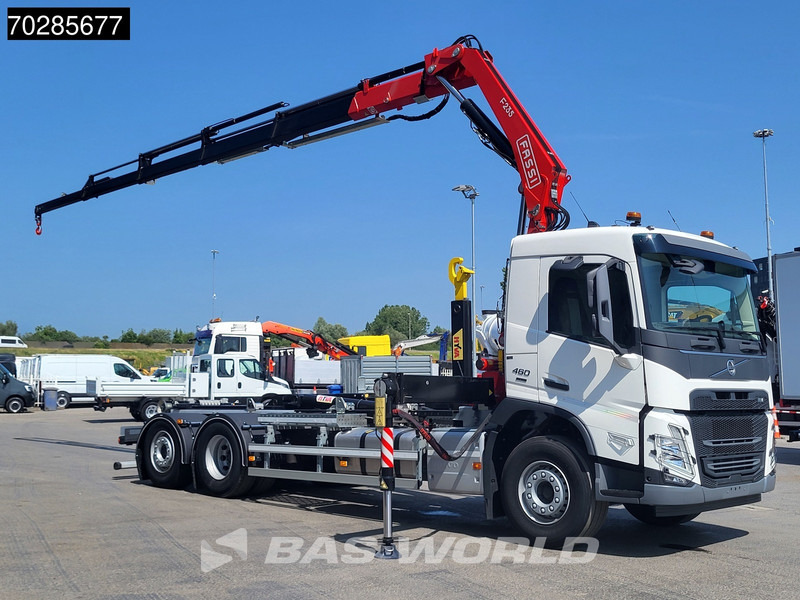 Volvo FM 460 6X2 NEW! FASSI F235A.0.25 Kran + HYVA 20-57-S Lift+steering axle Euro 6 - Autocarro scarrabile, Camion con gru: foto 3 Volvo FM 460 6X2 NEW! FASSI F235A.0.25 Kran + HYVA 20-57-S Lift+steering axle Euro 6 - Autocarro scarrabile, Camion con gru: foto 3