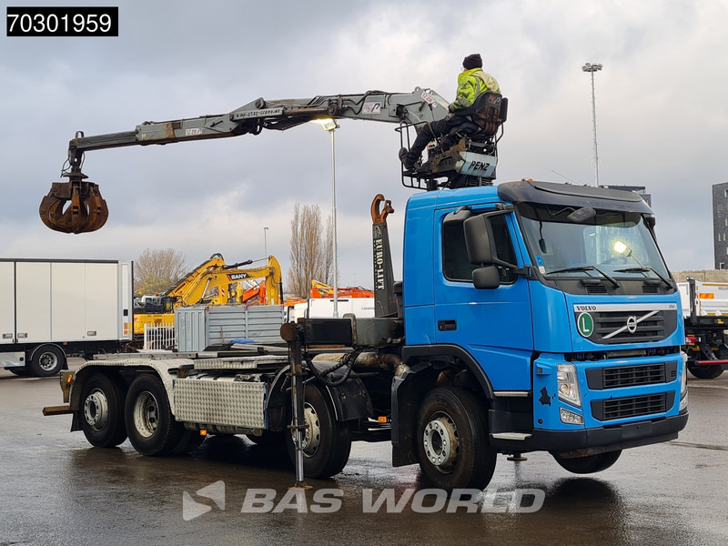 Volvo FM 460 8X2 Penz 12ZR7,70 Crane + AJK HS20N Automatic VEB+ Euro 5 - Autocarro scarrabile, Camion con gru: foto 3 Volvo FM 460 8X2 Penz 12ZR7,70 Crane + AJK HS20N Automatic VEB+ Euro 5 - Autocarro scarrabile, Camion con gru: foto 3