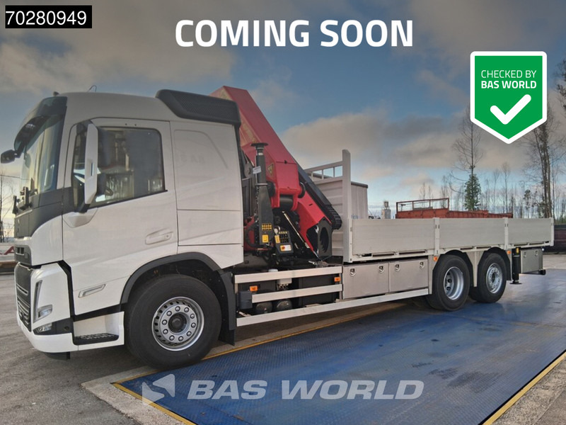 Volvo FM 500 6X2 NEW! Palfinger PK41002 EH-E Kran Crane Lift-steering Axle Euro 6 - Autocarro con pianale/ Cassone fisso, Camion con gru: foto 1 Volvo FM 500 6X2 NEW! Palfinger PK41002 EH-E Kran Crane Lift-steering Axle Euro 6 - Autocarro con pianale/ Cassone fisso, Camion con gru: foto 1