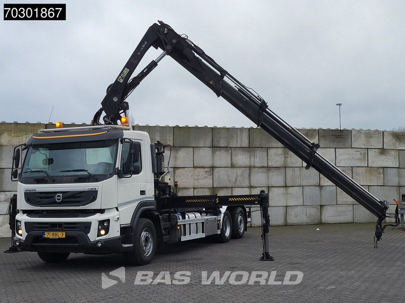 Volvo FMX 370 FMX 6X2 HIAB 244 E P-3 Hipro Kran + XR21S56 containersystem Lift+steering - Autocarro scarrabile, Camion con gru: foto 3 Volvo FMX 370 FMX 6X2 HIAB 244 E P-3 Hipro Kran + XR21S56 containersystem Lift+steering - Autocarro scarrabile, Camion con gru: foto 3