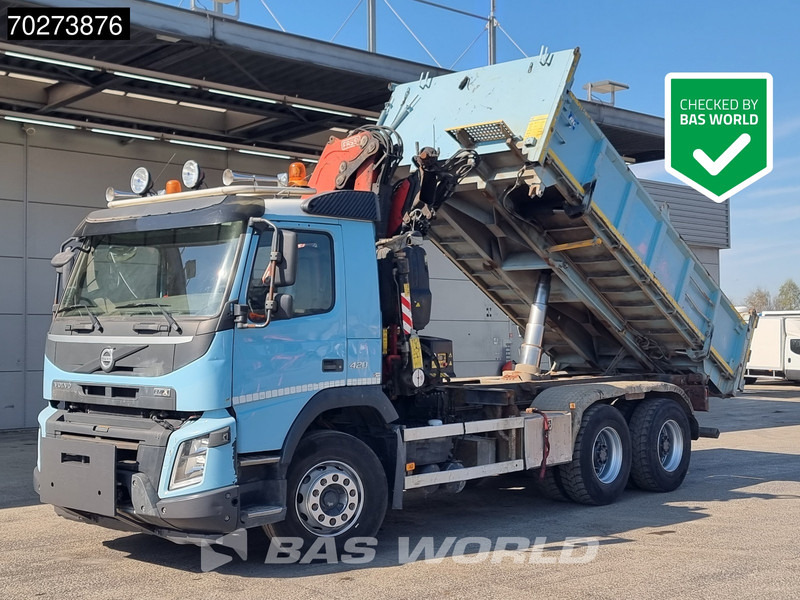 Volvo FMX 420 6X4 Fassi F155A.2.22 Crane 9m3 Big-Axle Automatic Euro 5 - Autocarro ribaltabile, Camion con gru: foto 5 Volvo FMX 420 6X4 Fassi F155A.2.22 Crane 9m3 Big-Axle Automatic Euro 5 - Autocarro ribaltabile, Camion con gru: foto 5