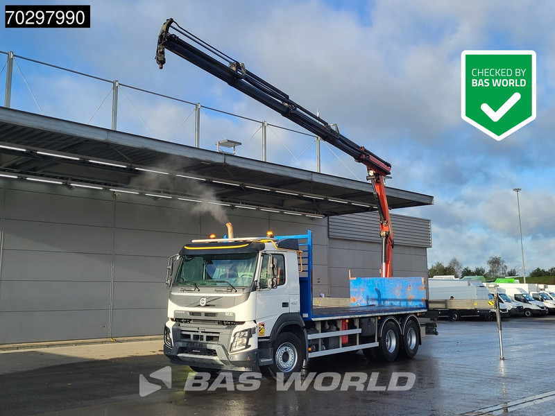 Volvo FMX 450 FMX 6X4 Palfinger PK 18002 EH Crane Manual Euro 6 - Autocarro con pianale/ Cassone fisso, Camion con gru: foto 1 Volvo FMX 450 FMX 6X4 Palfinger PK 18002 EH Crane Manual Euro 6 - Autocarro con pianale/ Cassone fisso, Camion con gru: foto 1