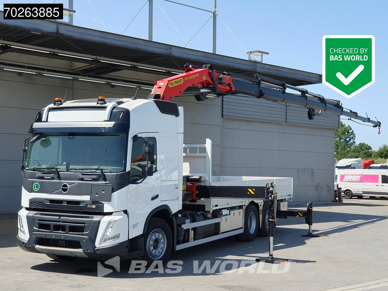 Volvo FMX 460 6X2 Palfinger PK33002 Crane 8 Extensions Lift+Lenkachse ADR VEB+ Euro 6 - Autocarro con pianale/ Cassone fisso, Camion con gru: foto 1 Volvo FMX 460 6X2 Palfinger PK33002 Crane 8 Extensions Lift+Lenkachse ADR VEB+ Euro 6 - Autocarro con pianale/ Cassone fisso, Camion con gru: foto 1