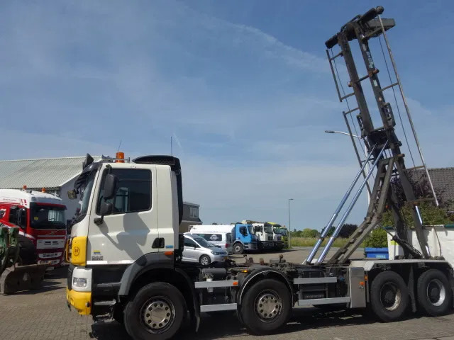 DAF CF 410 8X4 NCH CONTAINER SYSTEEM 32 TON 90 graden silo containers - Camion con sistema di cavi: foto 1 DAF CF 410 8X4 NCH CONTAINER SYSTEEM 32 TON 90 graden silo containers - Camion con sistema di cavi: foto 1