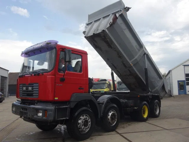 MAN FE 410 8x4 kipper,manual feulpomp,steel kipper - Autocarro ribaltabile: foto 1 MAN FE 410 8x4 kipper,manual feulpomp,steel kipper - Autocarro ribaltabile: foto 1
