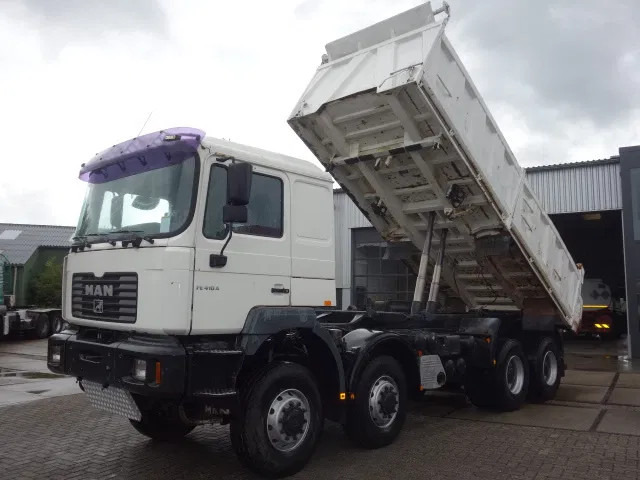 MAN FE410 PK 8X8 MEILLER KIPPER,MANUALFEULPUMP - Autocarro ribaltabile: foto 2 MAN FE410 PK 8X8 MEILLER KIPPER,MANUALFEULPUMP - Autocarro ribaltabile: foto 2