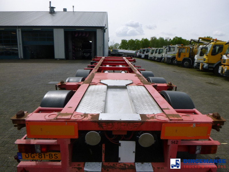 Semirimorchio portacontainer/ Caisse interchangeable Burg 3-axle container chassis 20-30 ft: foto 12