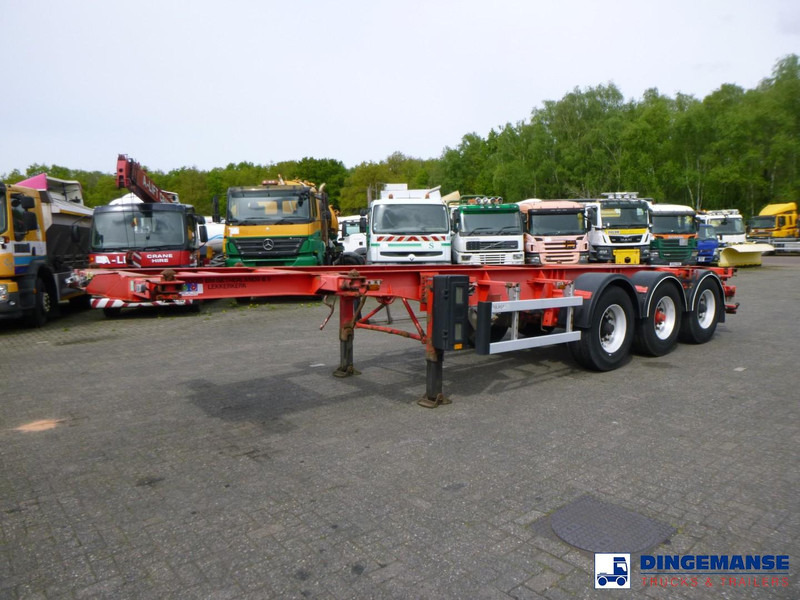 Burg 3-axle container chassis 20-30 ft - Semirimorchio portacontainer/ Caisse interchangeable: foto 1 Burg 3-axle container chassis 20-30 ft - Semirimorchio portacontainer/ Caisse interchangeable: foto 1
