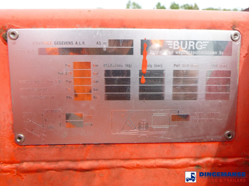 Semirimorchio portacontainer/ Caisse interchangeable Burg 3-axle container chassis 20-30 ft: foto 16