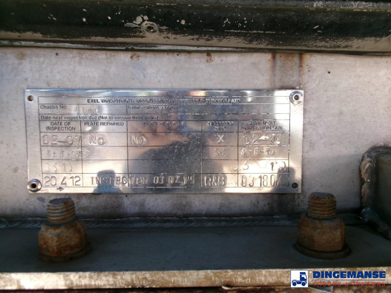 Semirimorchio cisterna Clayton Bitumen tank inox 33 m3 / 1 comp + ADR: foto 19