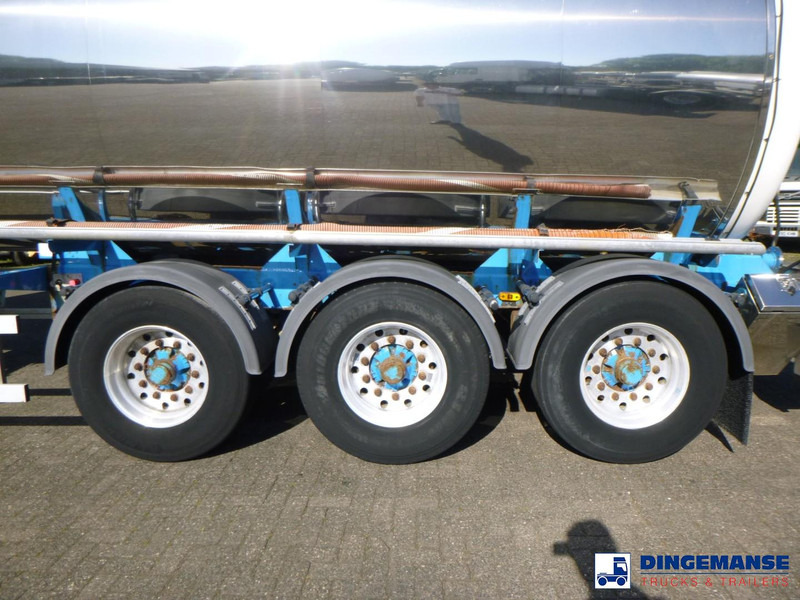 Semirimorchio cisterna Clayton Chemical tank inox L4BN 37.5 m3 / 1 comp: foto 6