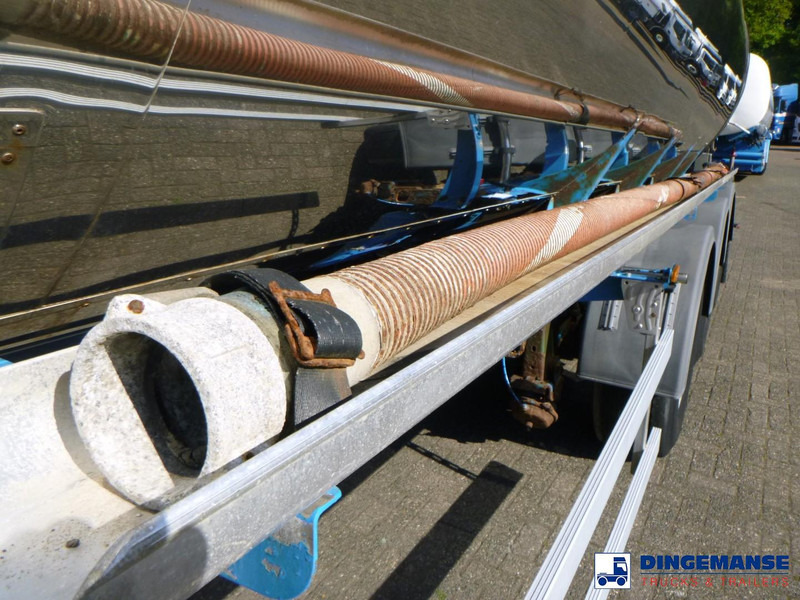 Semirimorchio cisterna Clayton Chemical tank inox L4BN 37.5 m3 / 1 comp: foto 14