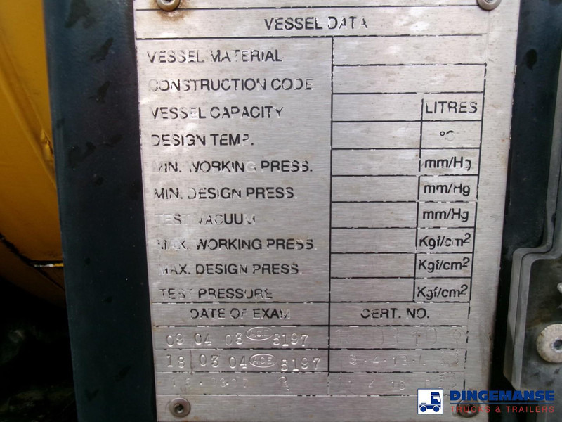 Semirimorchio cisterna Clayton Food (beer) tank inox 30 m3 / 1 comp: foto 15