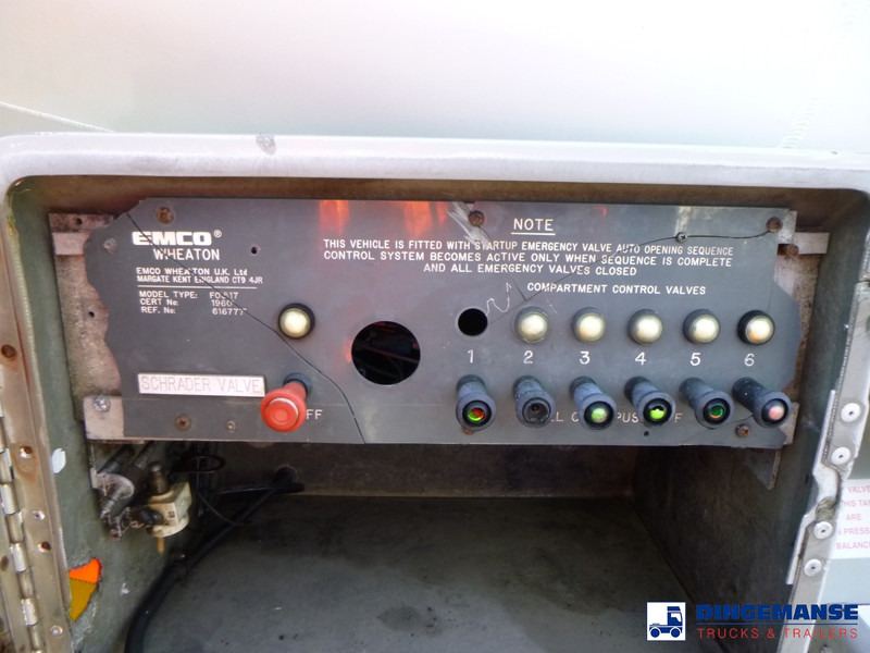 Semirimorchio cisterna Crane Fruehauf Fuel tank alu 40.4 m3 / 6 comp: foto 9
