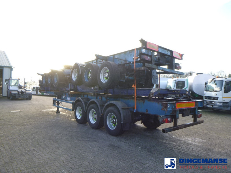 Crane Fruehauf Stack - 3 x container trailer 20-20-30-40 ft - Autocarro portacontainer/ Caisse interchangeable: foto 3 Crane Fruehauf Stack - 3 x container trailer 20-20-30-40 ft - Autocarro portacontainer/ Caisse interchangeable: foto 3
