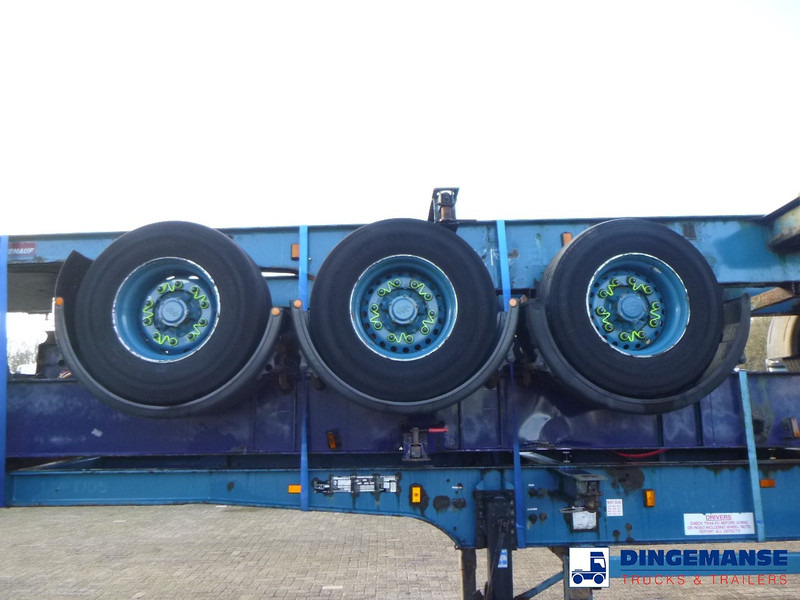Crane Fruehauf Stack - 3 x container trailer 20-20-30-40 ft - Autocarro portacontainer/ Caisse interchangeable: foto 5 Crane Fruehauf Stack - 3 x container trailer 20-20-30-40 ft - Autocarro portacontainer/ Caisse interchangeable: foto 5
