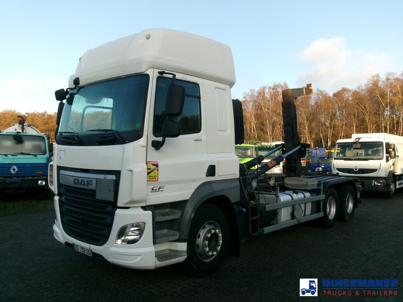 DAF CF 460 6x2 Euro 6 Hyva container hook 20 t - Autocarro scarrabile: foto 1 DAF CF 460 6x2 Euro 6 Hyva container hook 20 t - Autocarro scarrabile: foto 1