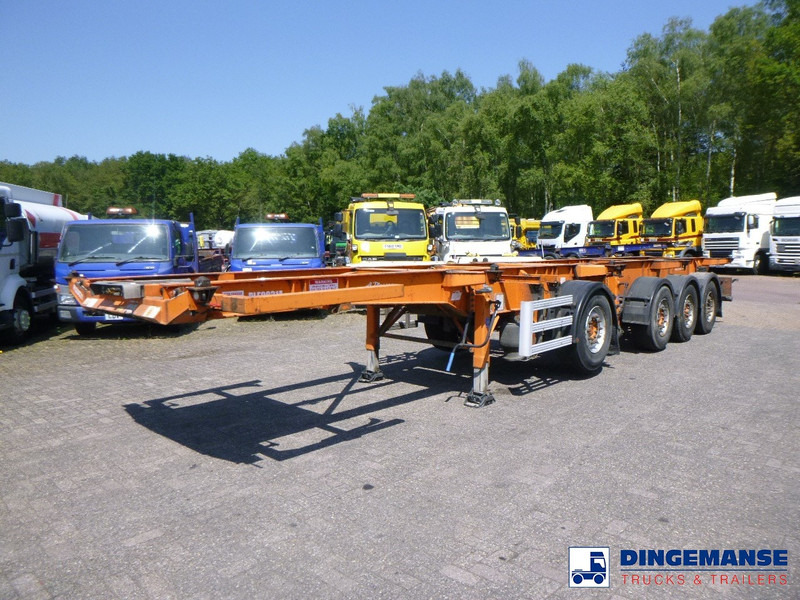 Dennison 4-axle container combi trailer (3 + 1 axles) 20-30-40-45 ft - Autocarro portacontainer/ Caisse interchangeable: foto 1 Dennison 4-axle container combi trailer (3 + 1 axles) 20-30-40-45 ft - Autocarro portacontainer/ Caisse interchangeable: foto 1