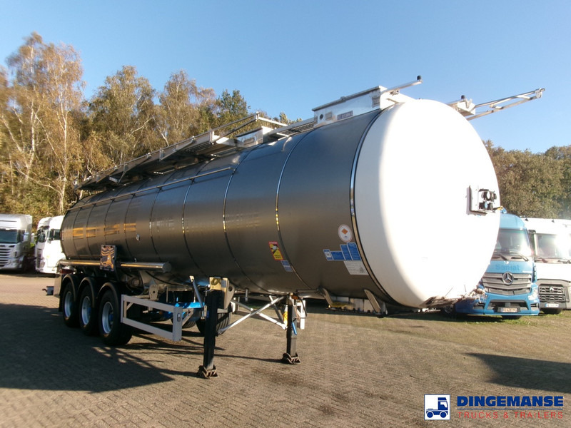 Feldbinder Chemical tank inox 37.5 m3 / 1 comp - Semirimorchio cisterna: foto 2 Feldbinder Chemical tank inox 37.5 m3 / 1 comp - Semirimorchio cisterna: foto 2