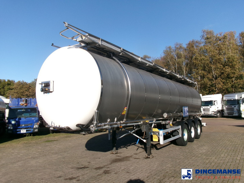 Feldbinder Chemical tank inox 37.5 m3 / 1 comp - Semirimorchio cisterna: foto 1 Feldbinder Chemical tank inox 37.5 m3 / 1 comp - Semirimorchio cisterna: foto 1