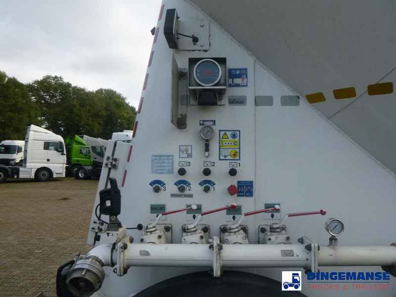 Semirimorchio cisterna Feldbinder Powder tank alu alu 49 m3 / 1 comp: foto 12