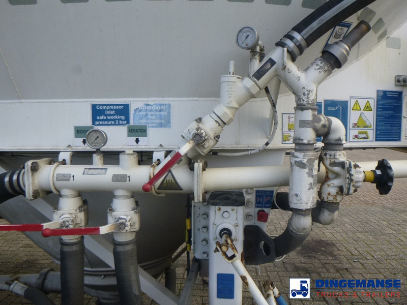 Semirimorchio cisterna Feldbinder Powder tank alu alu 49 m3 / 1 comp: foto 11