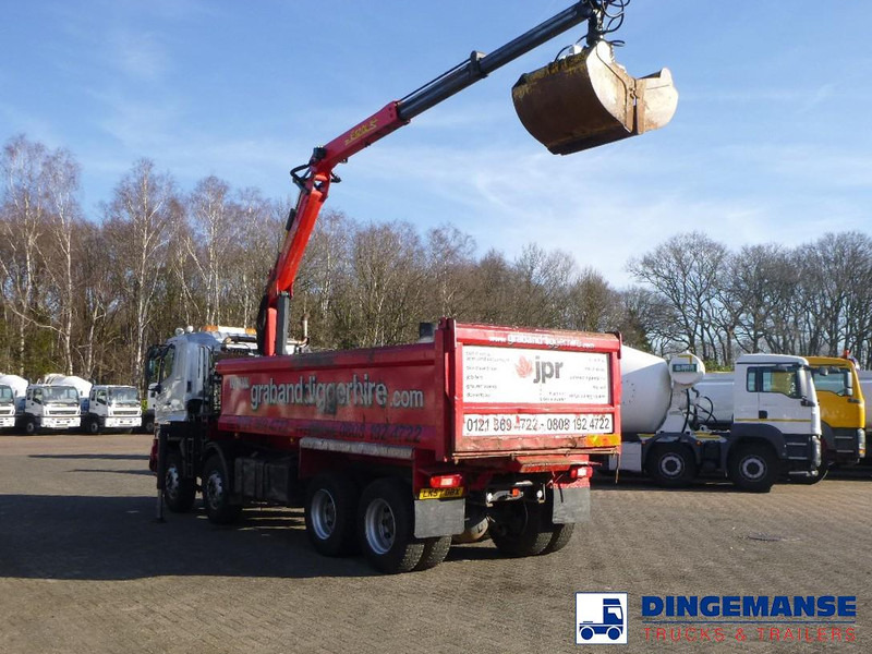 Hino FY1EUKA 8x4 tipper RHD + Palfinger E120L + grapple - Camion con gru: foto 4 Hino FY1EUKA 8x4 tipper RHD + Palfinger E120L + grapple - Camion con gru: foto 4