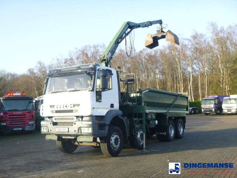 Iveco AD340T36 8x4 RHD tipper + HMF 1244 Z1 - Camion con gru: foto 5 Iveco AD340T36 8x4 RHD tipper + HMF 1244 Z1 - Camion con gru: foto 5