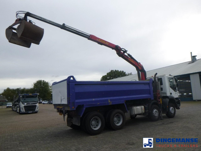 Iveco AD340T36 8x4 RHD tipper + Palfinger E120 plus + grapple - Camion con gru: foto 4 Iveco AD340T36 8x4 RHD tipper + Palfinger E120 plus + grapple - Camion con gru: foto 4