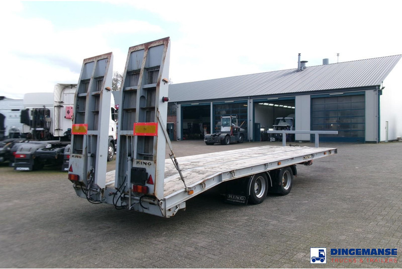 KING 2-axle platform drawbar trailer 14t + ramps - Rimorchio pianale/ Cassonato: foto 4 KING 2-axle platform drawbar trailer 14t + ramps - Rimorchio pianale/ Cassonato: foto 4